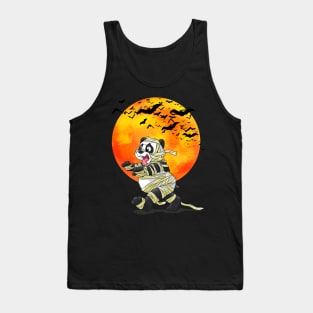 Mummy Panda Halloween Girl Boy Costume Tank Top